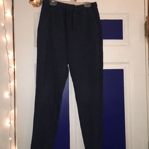 Men’s. Dark blue/grey sweatpants, joggers.